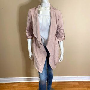 Shein Waterfall Duster Coat